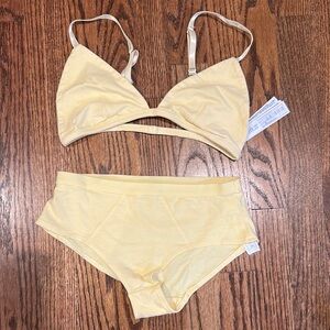 Yellow Matching Pajama / Underwear set